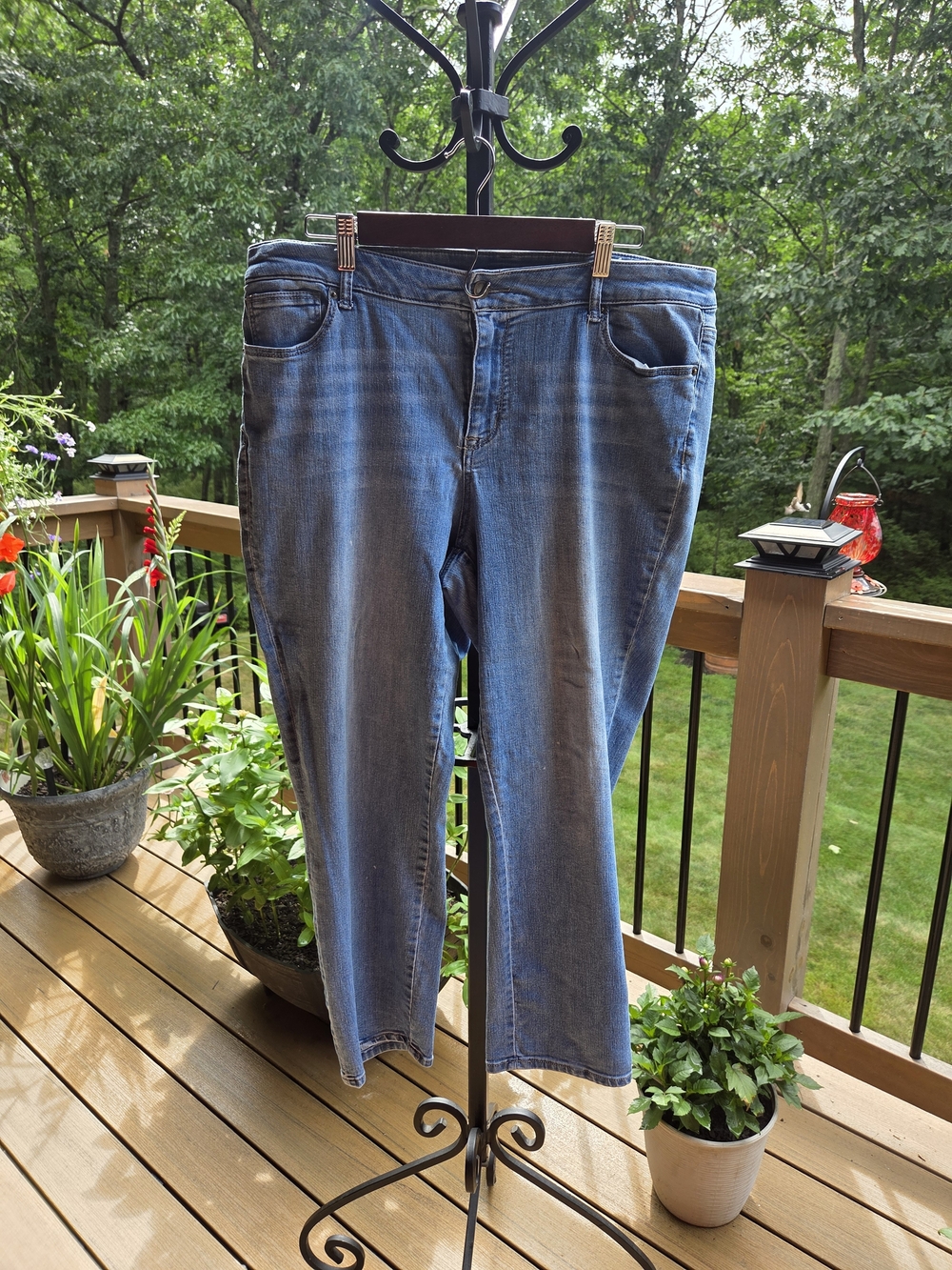 Newport Women's Medium Blue Straight-Leg Jeans